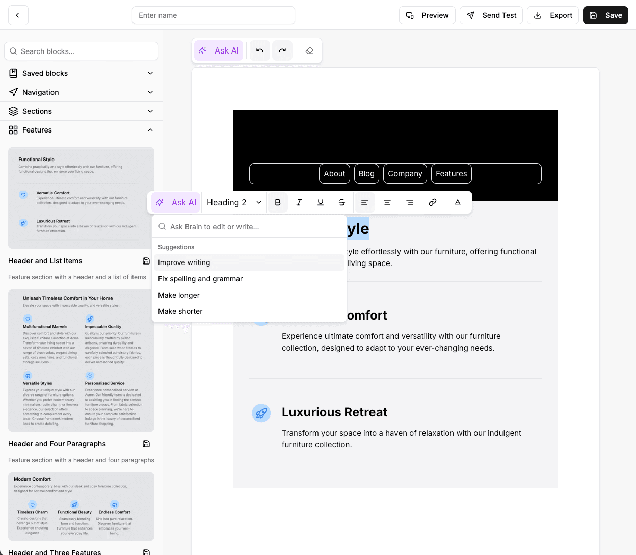 TypeMaily AI Writing Assistant